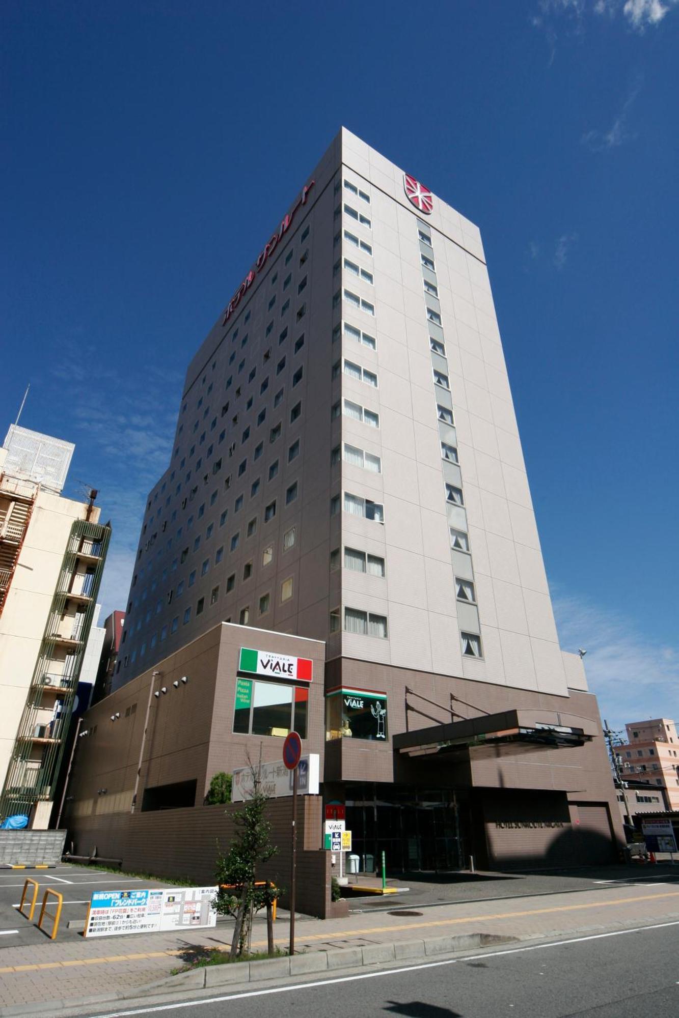 Hotel Sunroute Niigata Exteriör bild